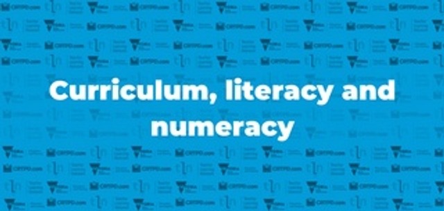 CRTPD - Curriculum, literacy and numeracy