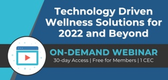 Webinar: Technology Driven Wellness Solutions