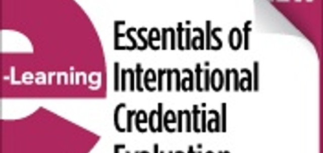 Essentials of International Credential Evaluation course  logo