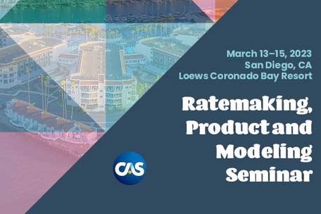 2023  CAS Ratemaking, Product and Modeling Seminar Recordings