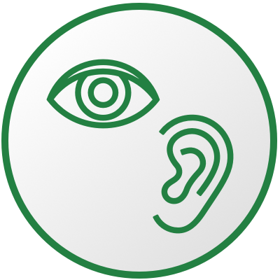 ATIA Vision & Hearing Strand Logo