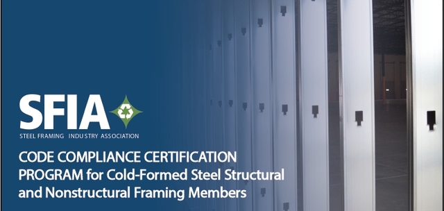 CODE COMPLIANCE CERTIFICATION PROGRAM for Cold-Formed Steel Structural and Nonstructural Framing Members