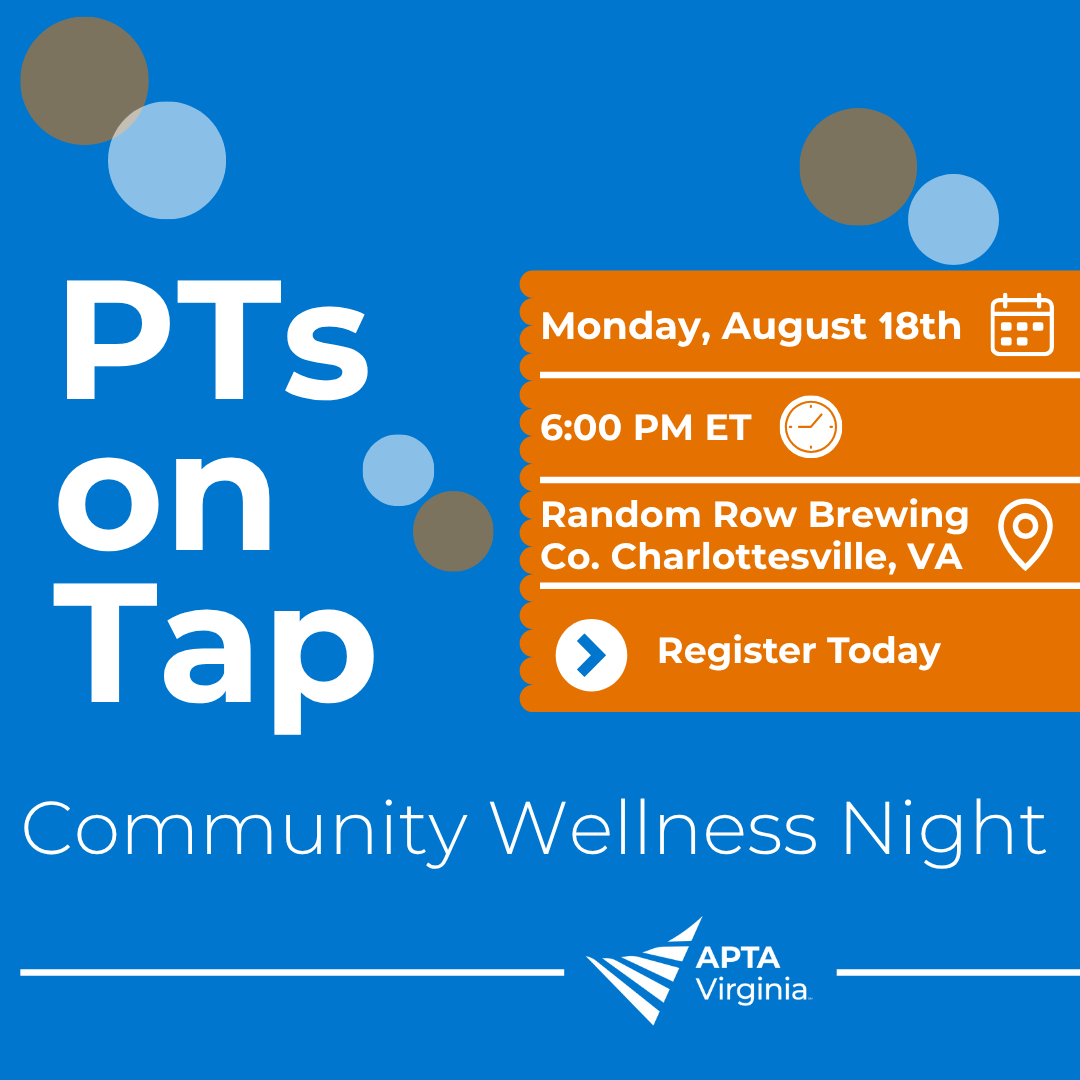 PTs on Tap - Community Wellness Night | APTA Virginia