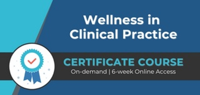 Wellness in Clinical Practice