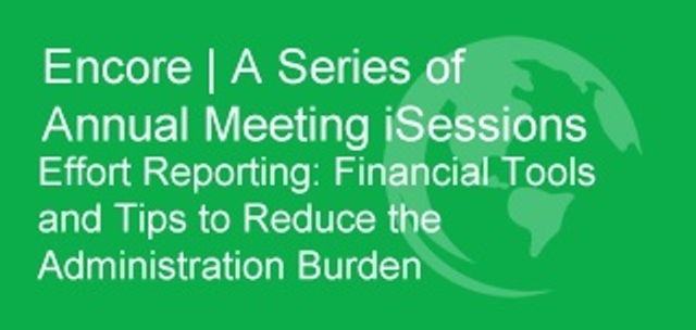 iSession | Effort Reporting: Financial Tools and Tips to Reduce the Administration Burden