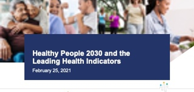 Healthy People 2030 and the Leading Health Indicators Title Slide