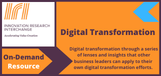 Digital transformation through a series of lenses and insights that other business leaders can apply to their  own digital transformation efforts.